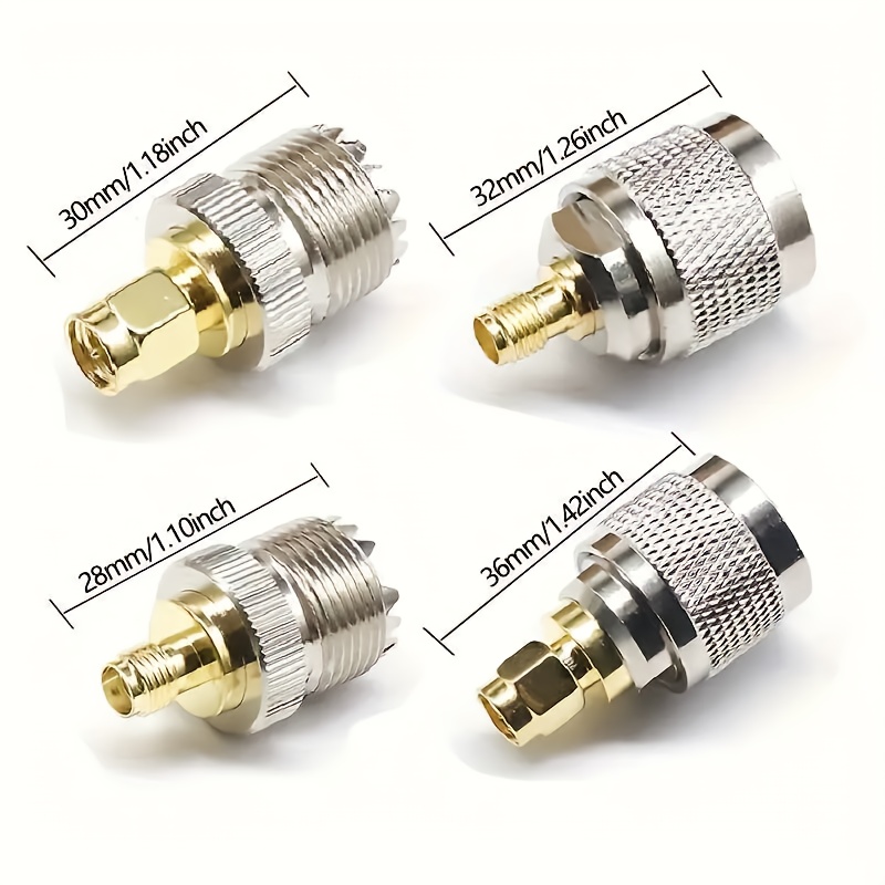 1 stuks UHF SO239 PL259 naar SMA Mannelijke Plug En Vrouwelijke Jack RF Coaxiale Adapter Connector Draad Terminals Rechte Messing