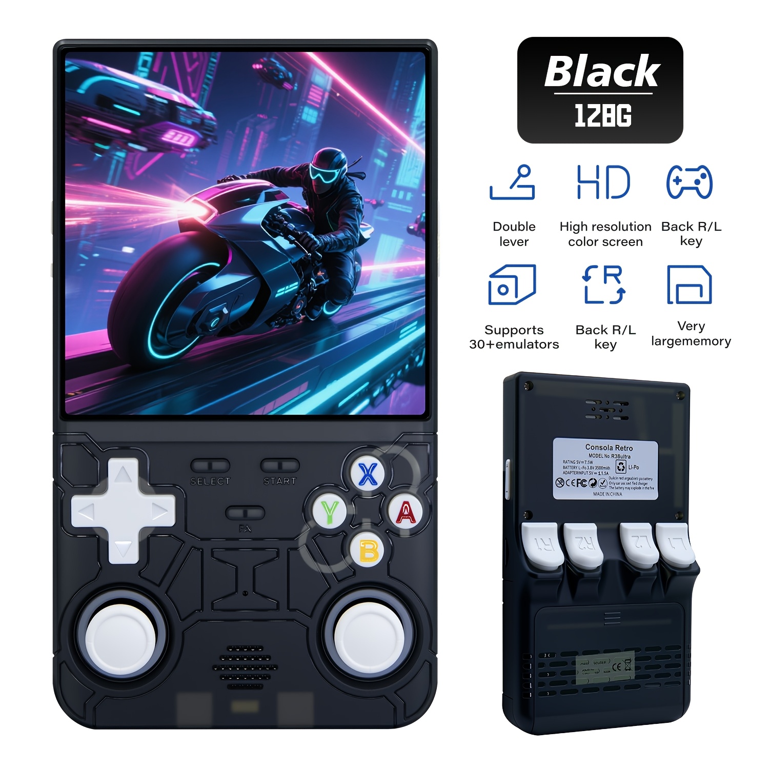 r36 ultra handheld game console features a 4 0 inch - Temu South