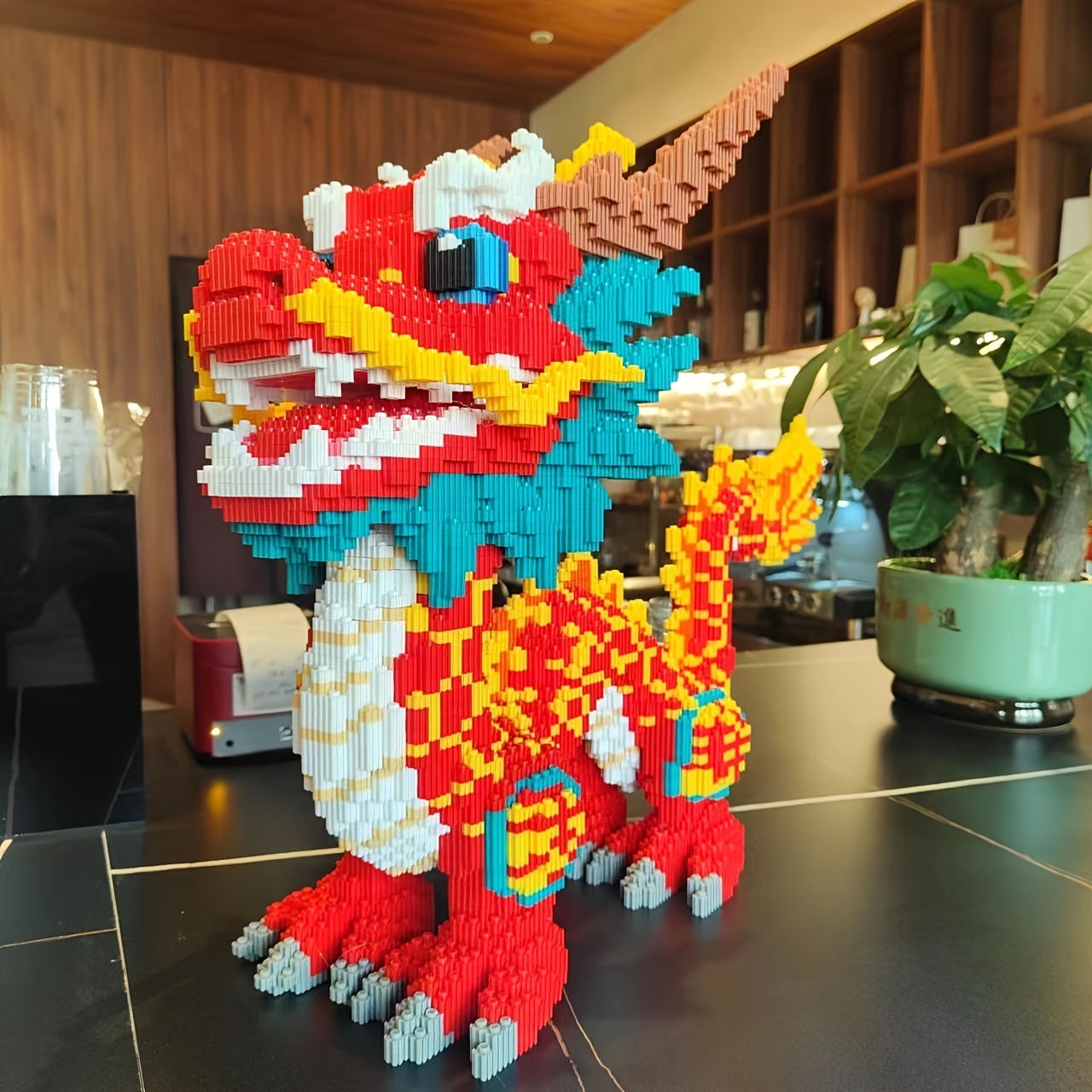 

mythical Creature" 12000pcs Dragon Building Blocks Set - Perfect For 2024 Year Of The Dragon, Hands-on Play Toy, Ideal Christmas/thanksgiving/easter Gift For Ages 14+