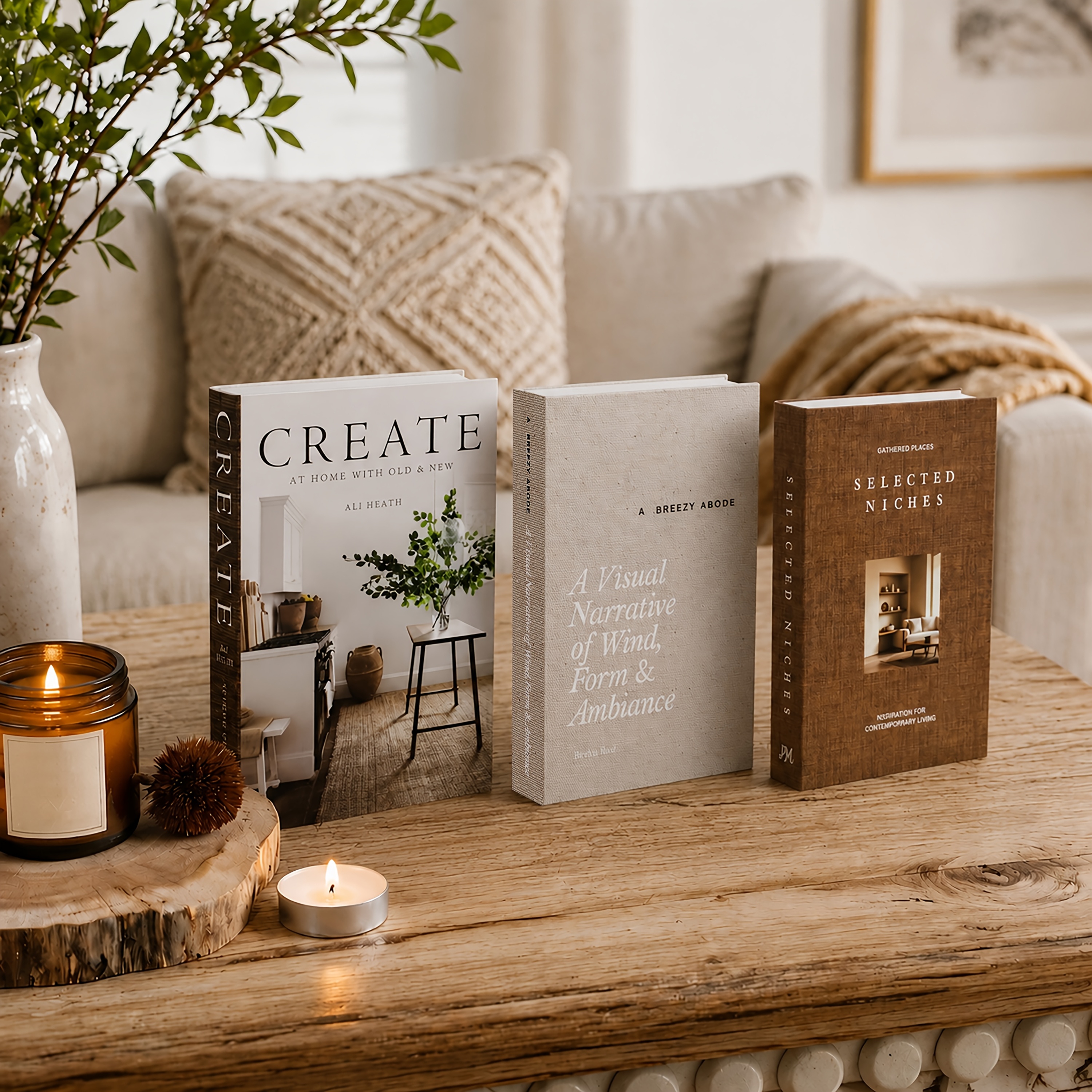 TEMU Set Of 3 Decorative Books, Paper Books, For Coffee Table And Bookshelf Decoration, Luxury Fake Book Decorative Sculptures, For Home Aesthetic