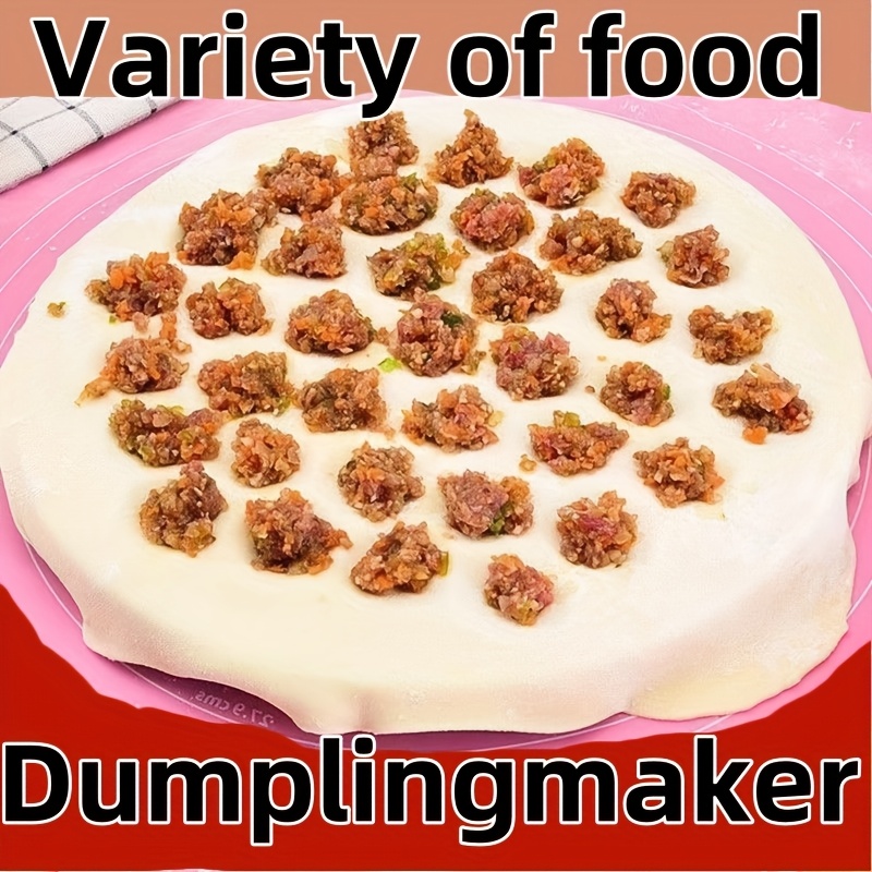 TEMU Aluminum Dumpling Maker Tool - Multi-functional Manual Water-filled Dumpling Mold For Home Kitchen, Uniform Size & Shape, Food-safe Non-electric