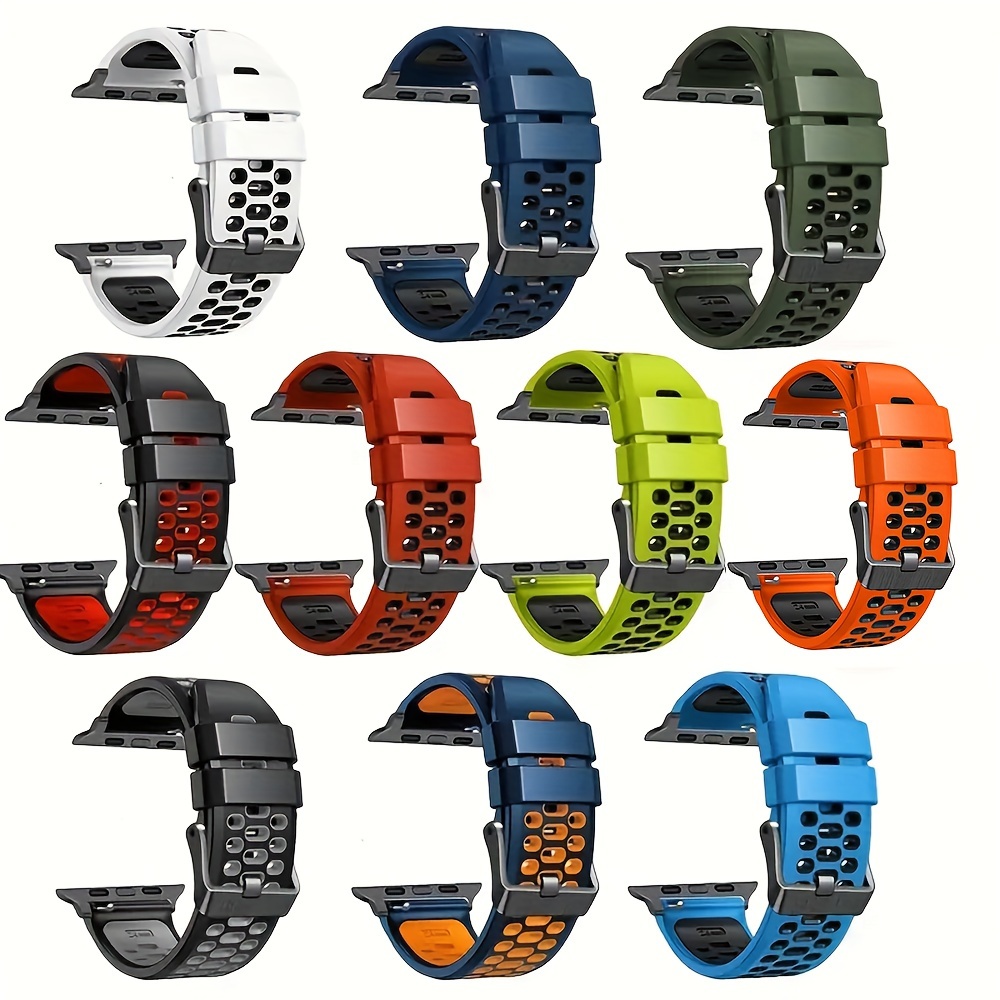 New Strap for Apple watch Ultra 49mm Sports Band for iWatch Series 11 10 9 8 7 SE 6 5 4 3 46mm 45mm 44mm 42mm Bracelet Wristbands