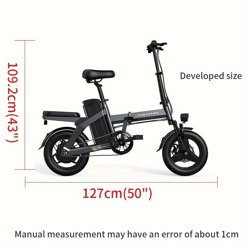 Electric Bike Adult 48v 12ah Brushless Motor Multi shock Temu