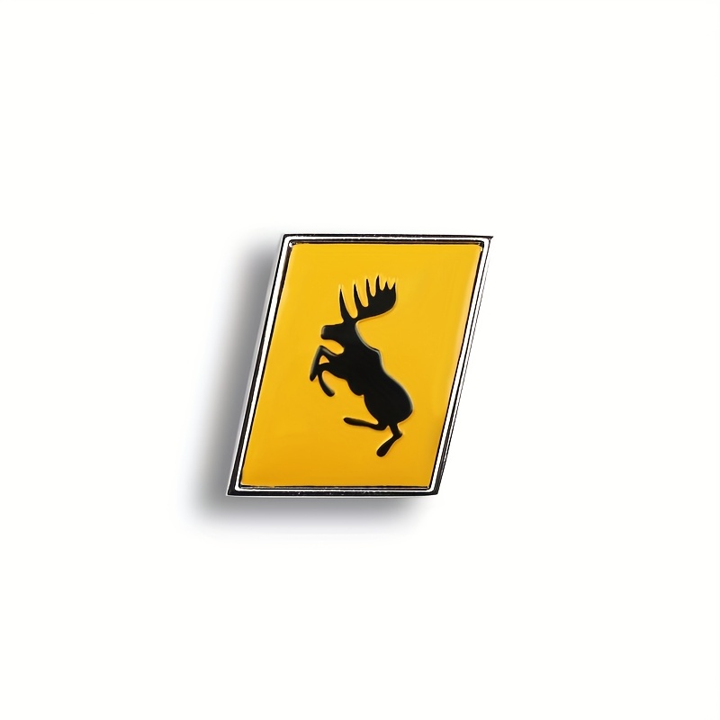 E-shop Für Kofferraumaufkleber für , , S90, 40, V60, Elch Heckklappen Emblem, Metall Heckklappen Autoaufkleber, Automotive