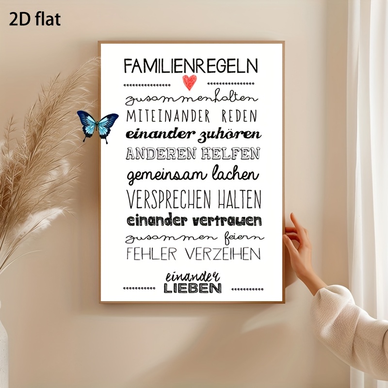 E-shop 2D Flach, 2D Flach, 2D Flach Ein Vintage Kunst Deko Poster - ein künstlerisches Poster, ein Geschenk für Familienmitglieder mit dem Titel 'für