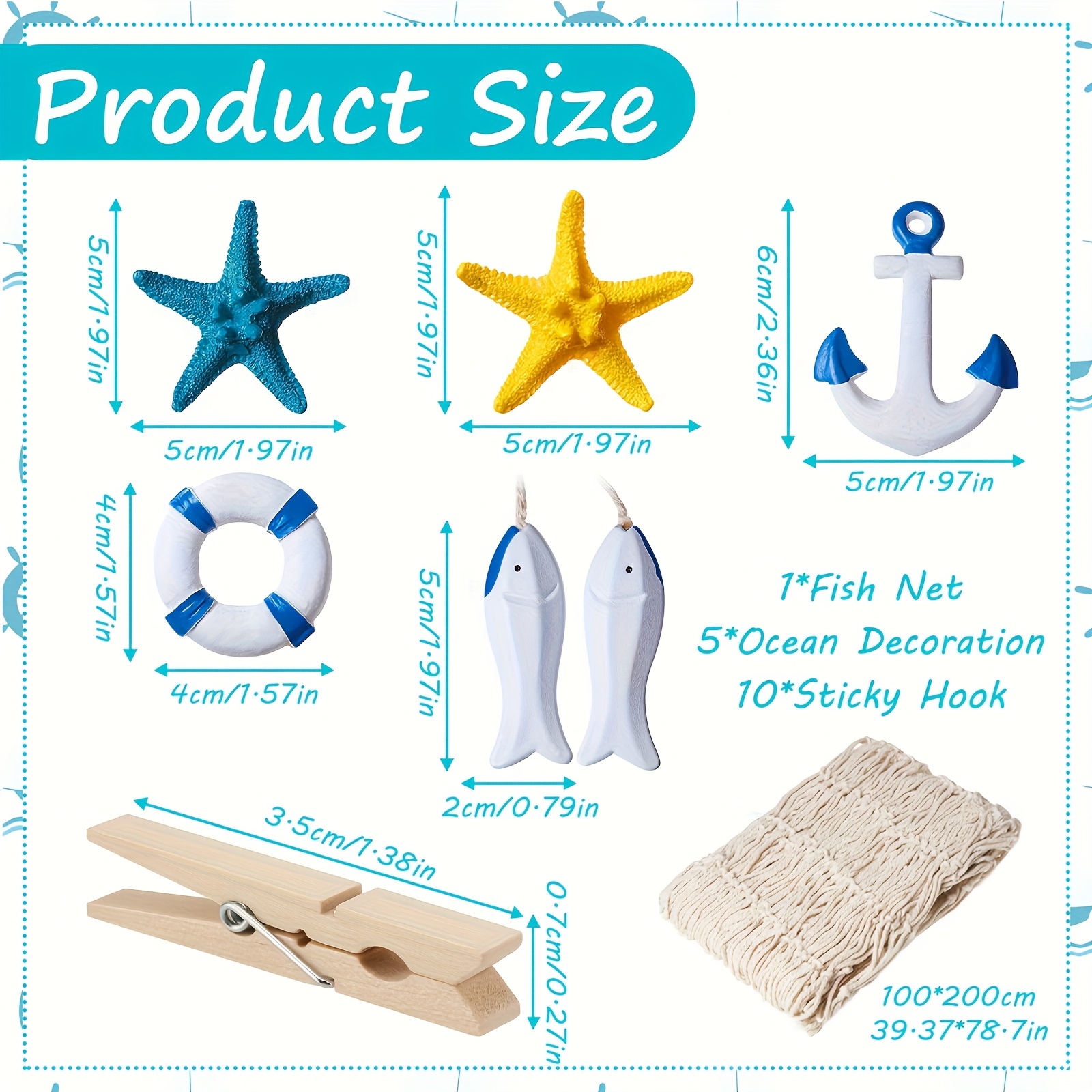 2 Remi Decorativi In Legno Per Parete - Stile Nautico, Per Casa, Spiaggia, Regali Mare (Miniatura) - Foto 10