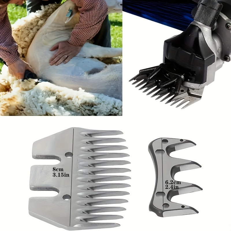 

Premium Stainless Steel Sheep & Goat Shears - 13-tooth Clippers For Coats, Texture Hair Care