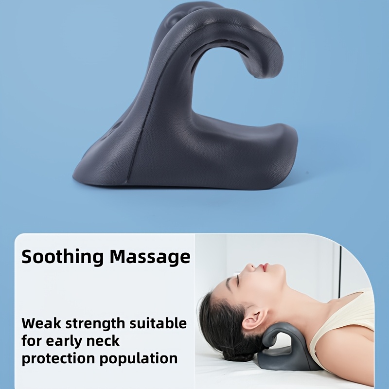 Image of 1pc Eva Neck And Shoulder Relaxer, For Neck And Shoulder Relaxation, Suitable For Home , Odorless Neck Pillow, Ideal Gift For Parents' Birthday, Father's Day, Mother's Day, Christmas