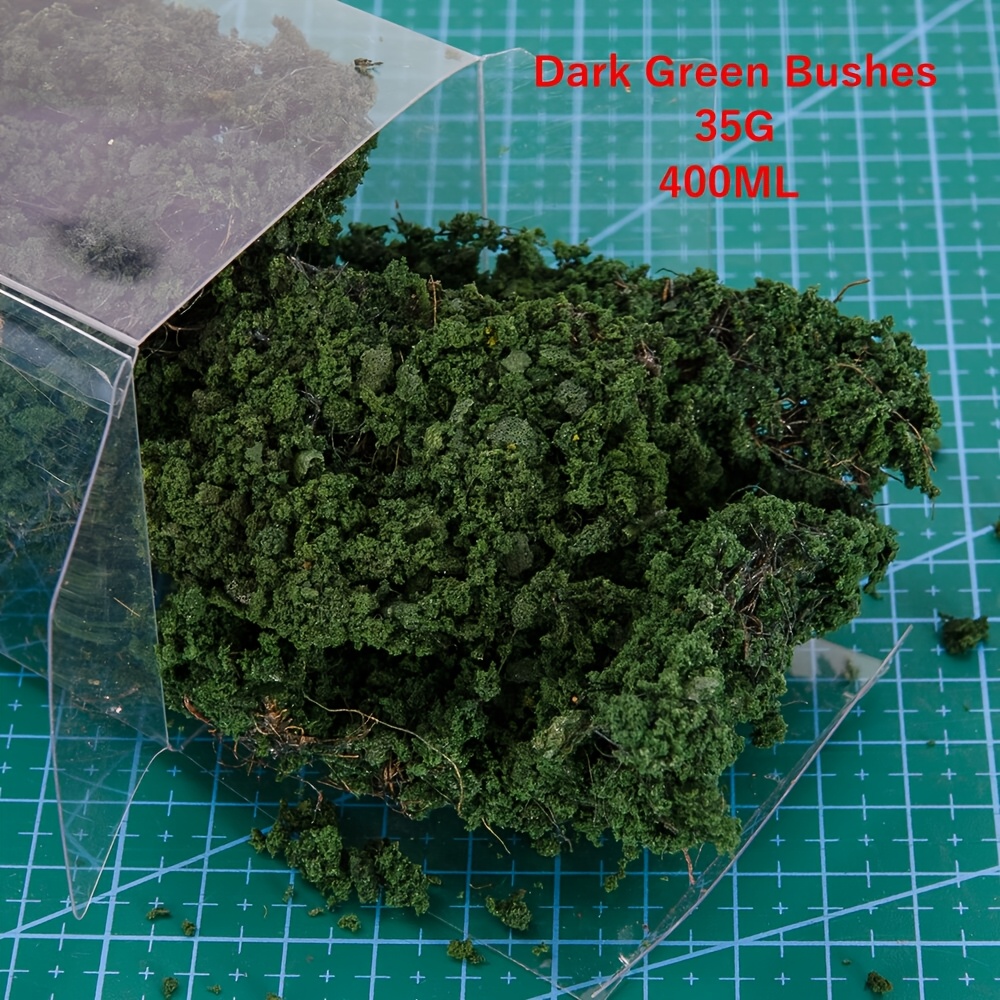 Miniature Shrubs Bushes Foliage Terrain Model Kit Sand Table Simulation Landscape Terrain Decoration Railroad Scenery