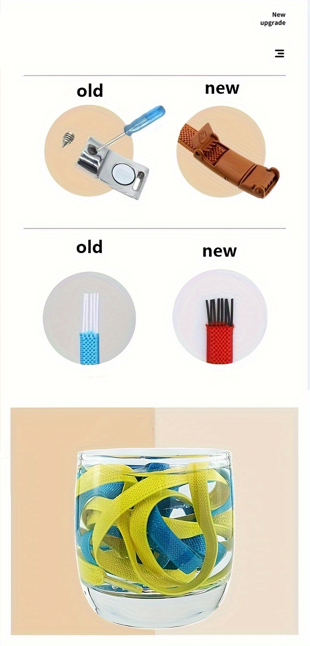 Easy-Clip No-Tie Elastic Shoelaces For Men & Women - 1 Pair, Durable Polyester & Spandex, Hassle-Free Sneaker Laces