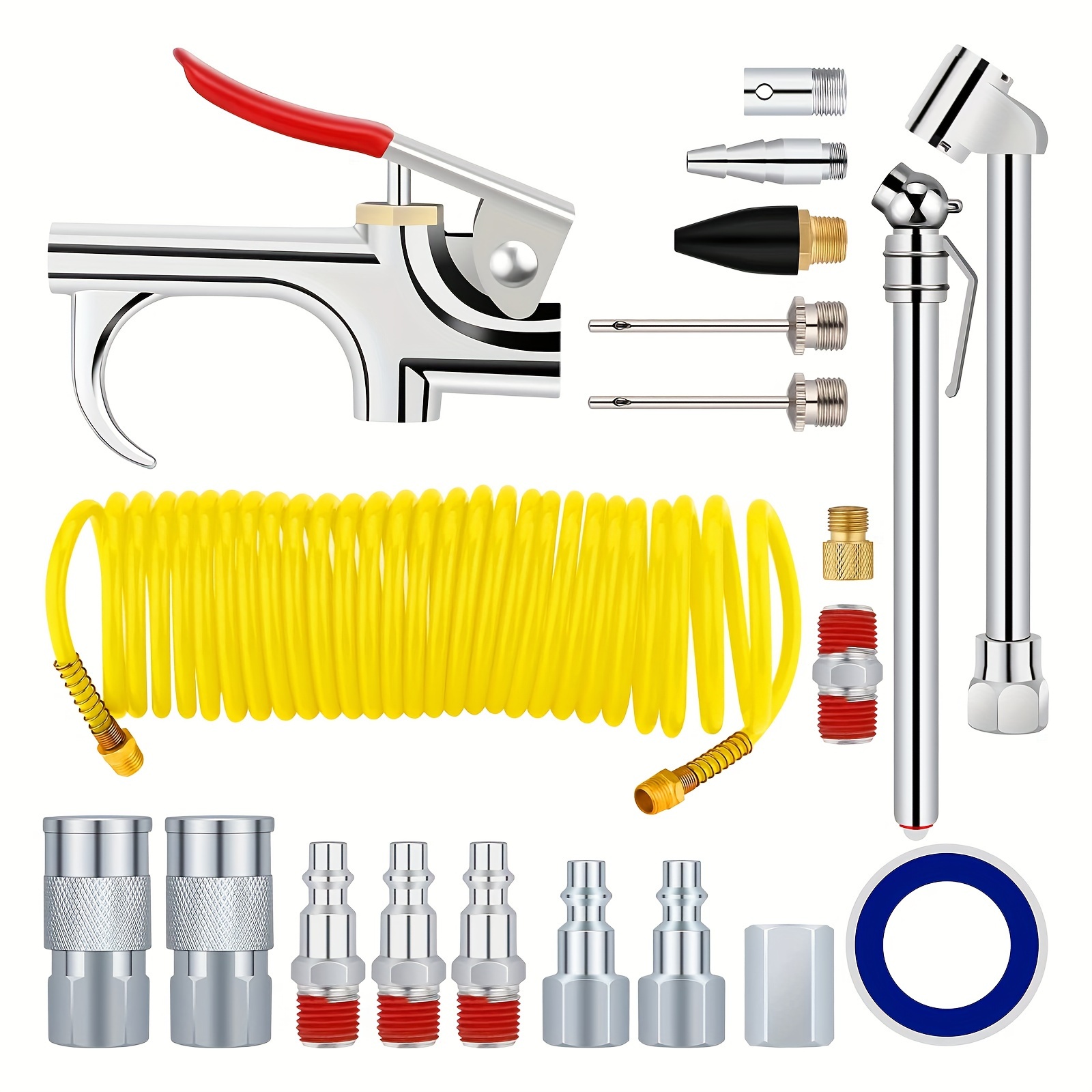 12 17 20pcs air gun nozzle kit air compressor accessory tool