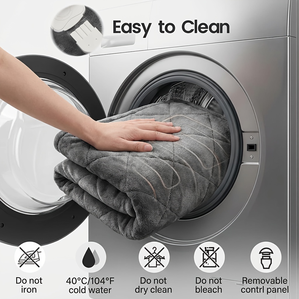 large electric heating pad for back neck and shoulders 3lb weighted 26 x35 soft flannel   shawl with strap 3x   fast heating 6 heat settings auto shut off machine washable local warehouse christmas gifts for women men mom dad 8