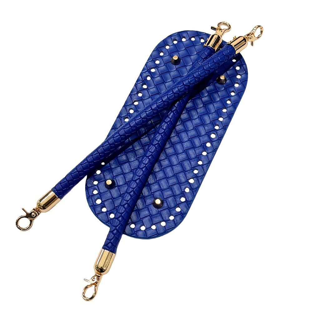 E-shop Set mit 3 neuen, gewebten Taschenböden mit kurzen Trägern, für kreative, handgemachte Taschenprojekte, inklusive Materialien zum Basteln von