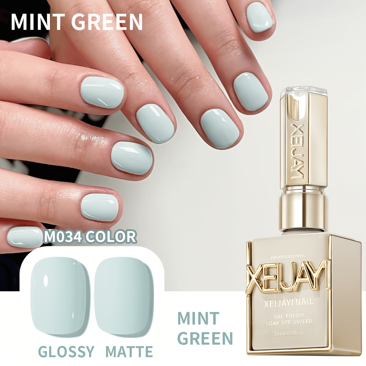 1pc 15ml New Popular Nail Gel Semi-permanent Nail Art Soaking Led Nail Salon Nail Salon Gel