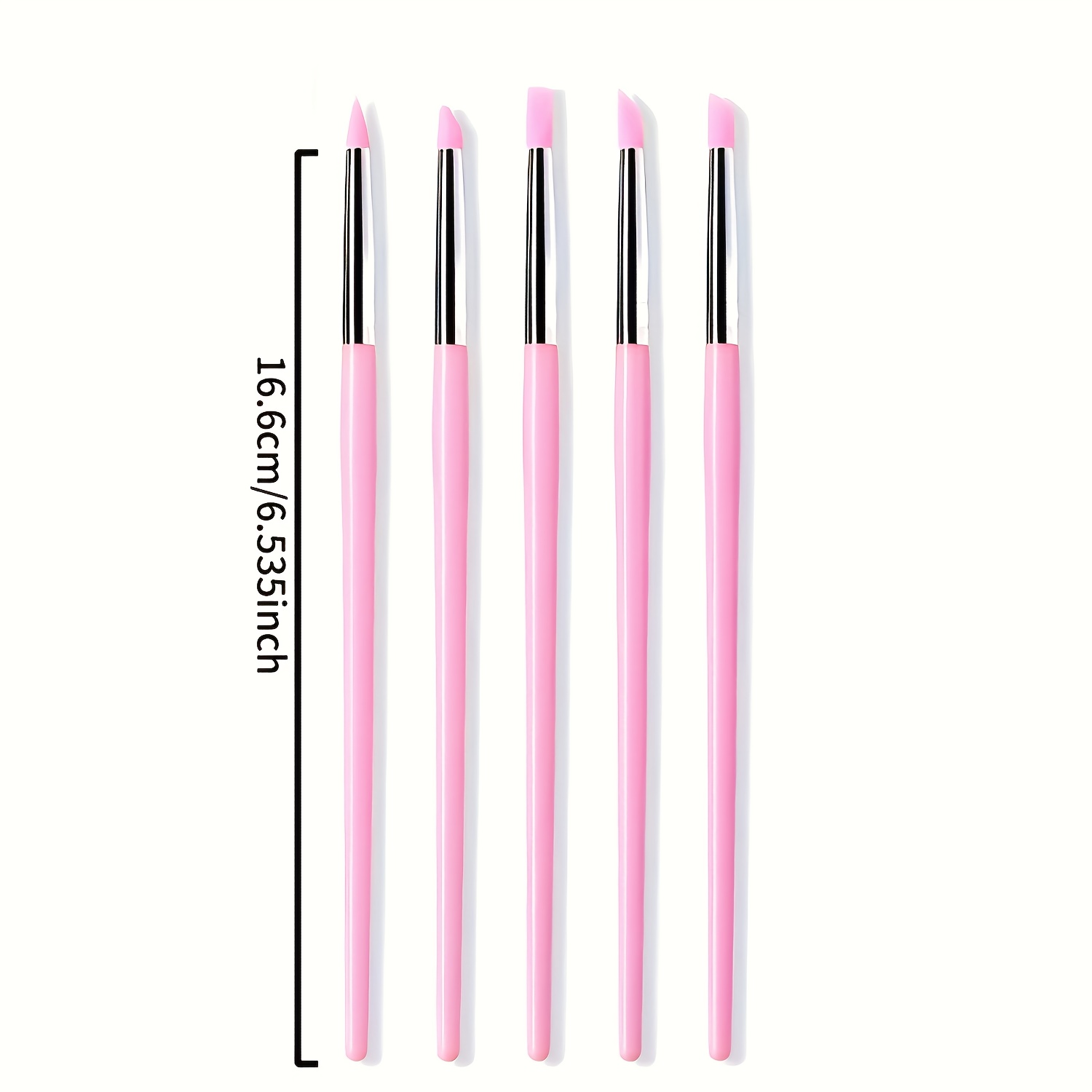 5pcs Nail Art Pen Set with Silicone Pressing Pen