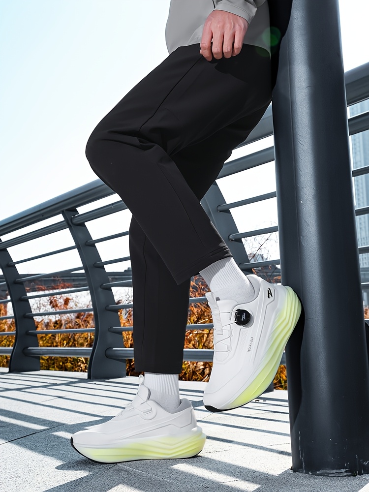 [Sneakers] Men'S Outdoor Road And Trail Running Shoes, Breathable, Shock-Absorbing, Lightweight, Soft-Soled, Suitable for Training And Casual Wear, Perfect for Fitness