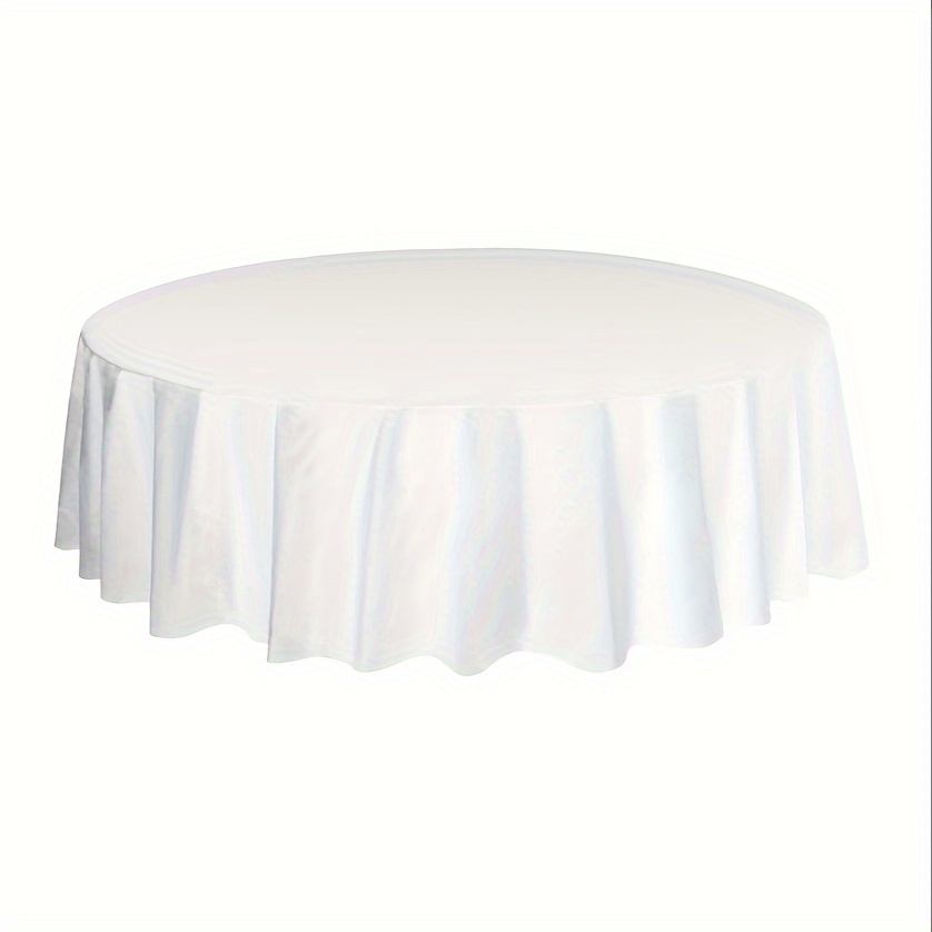 

12- Plastic Table Weight Disposable Tablecloth-for Halloween - 12pk Round 84