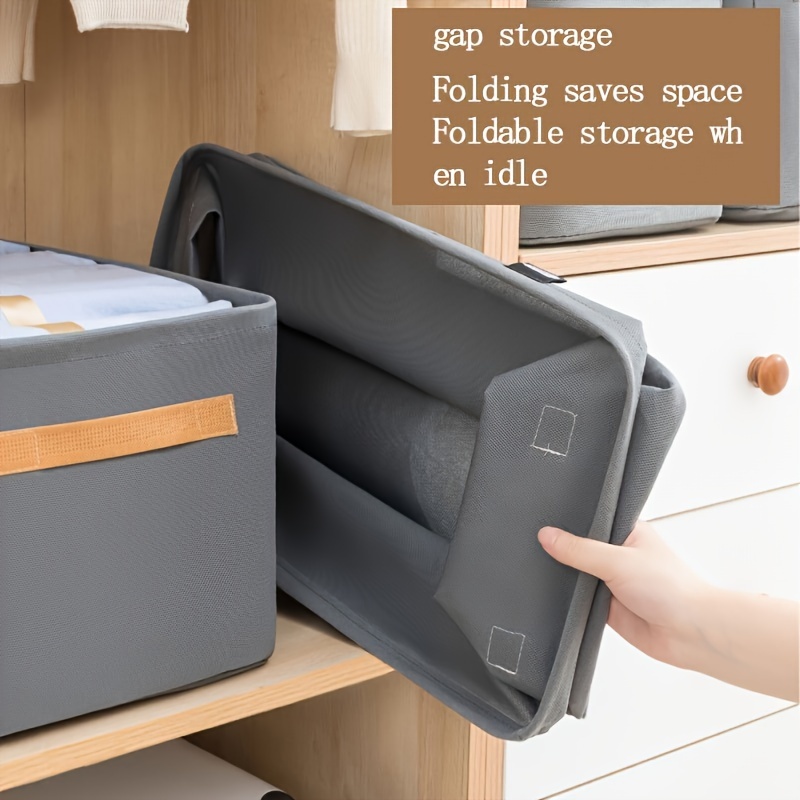 

Storage Organizer Bins - Rectangular Polypropylene -bed Drawers Handles - Non-waterproof Cloth Storage For Clothing And Accessories, Collapsible For , -bed Storage