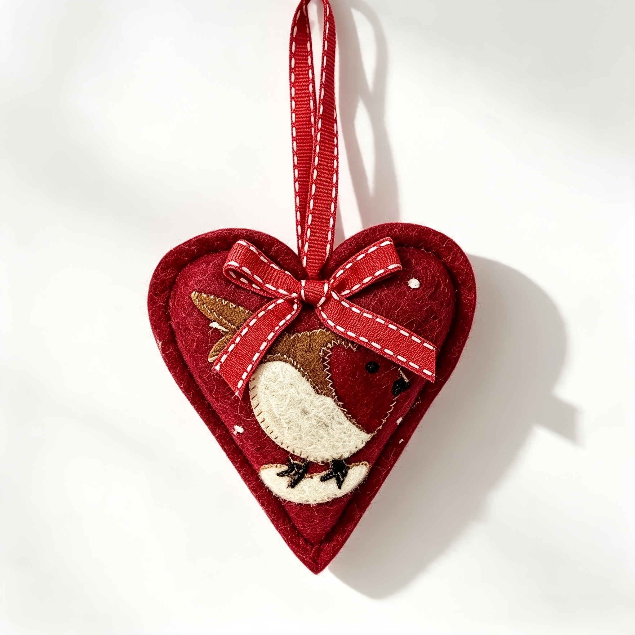 TEMU Ornamenti da parete a forma di cuore con in , pendenti a cuore in tessuto a con , decorazioni da appendere per interni, parete, finestra, albero