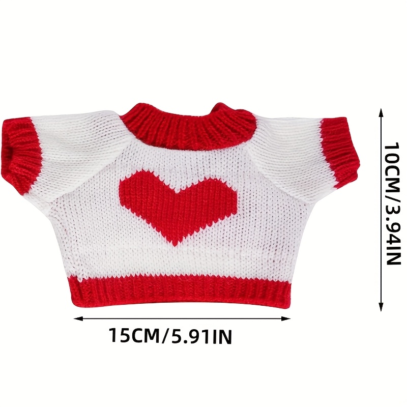 4pcs Small Animal Sweaters Suitable for Guinea, Hamsters, Ferrets - Cozy Winter Clothes with Soft Warm Outfits for Christmas & Valentine's Day Pet Costumes (Dressing Up) - Image 5