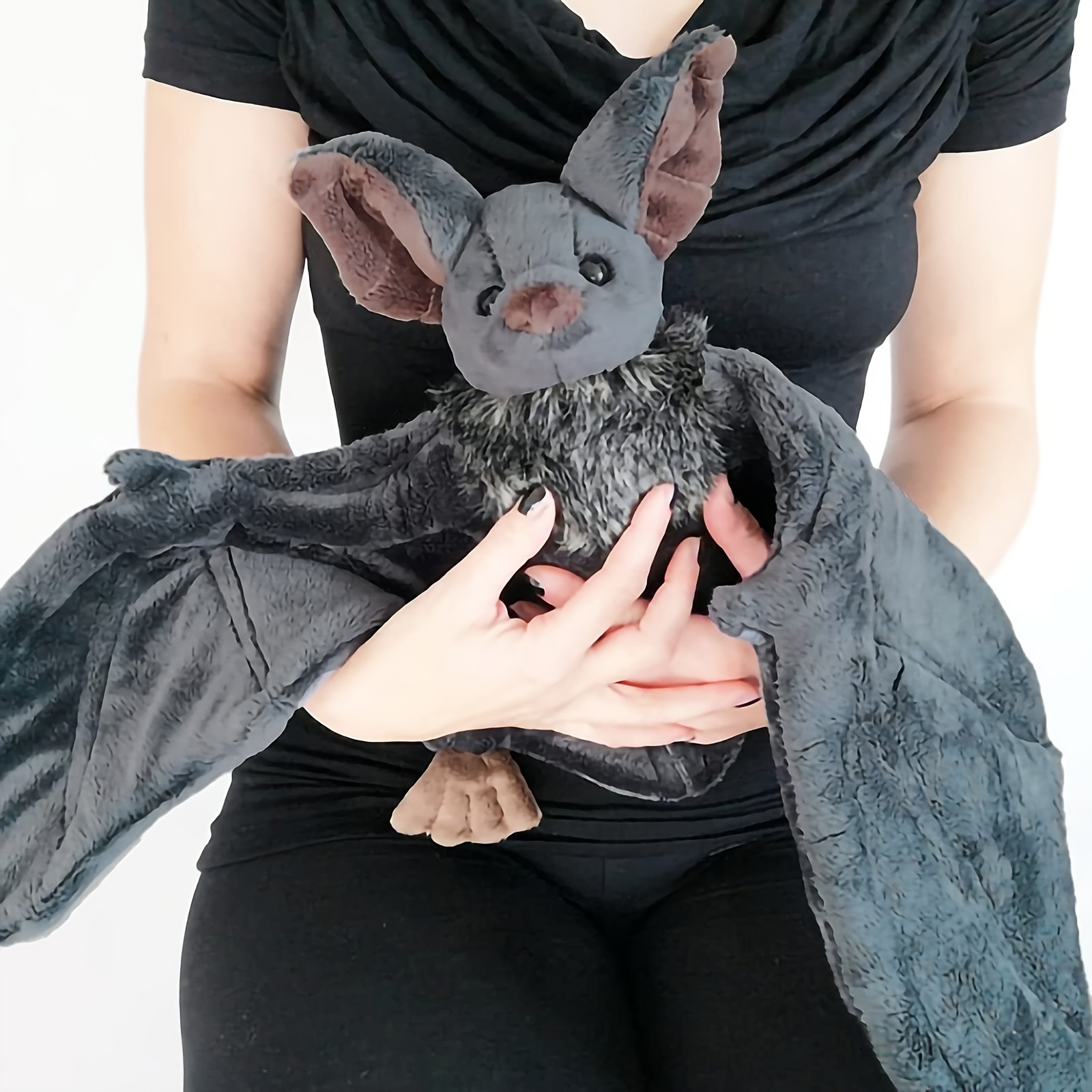 

Adorable Plush Bat Toy: A Soft Hug For Kids - Perfect For Halloween, Christmas, Or Any Party - Age 3+ - Cotton Material