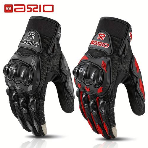 motorcycle gloves summer screen full finger gloves cycling riding gloves