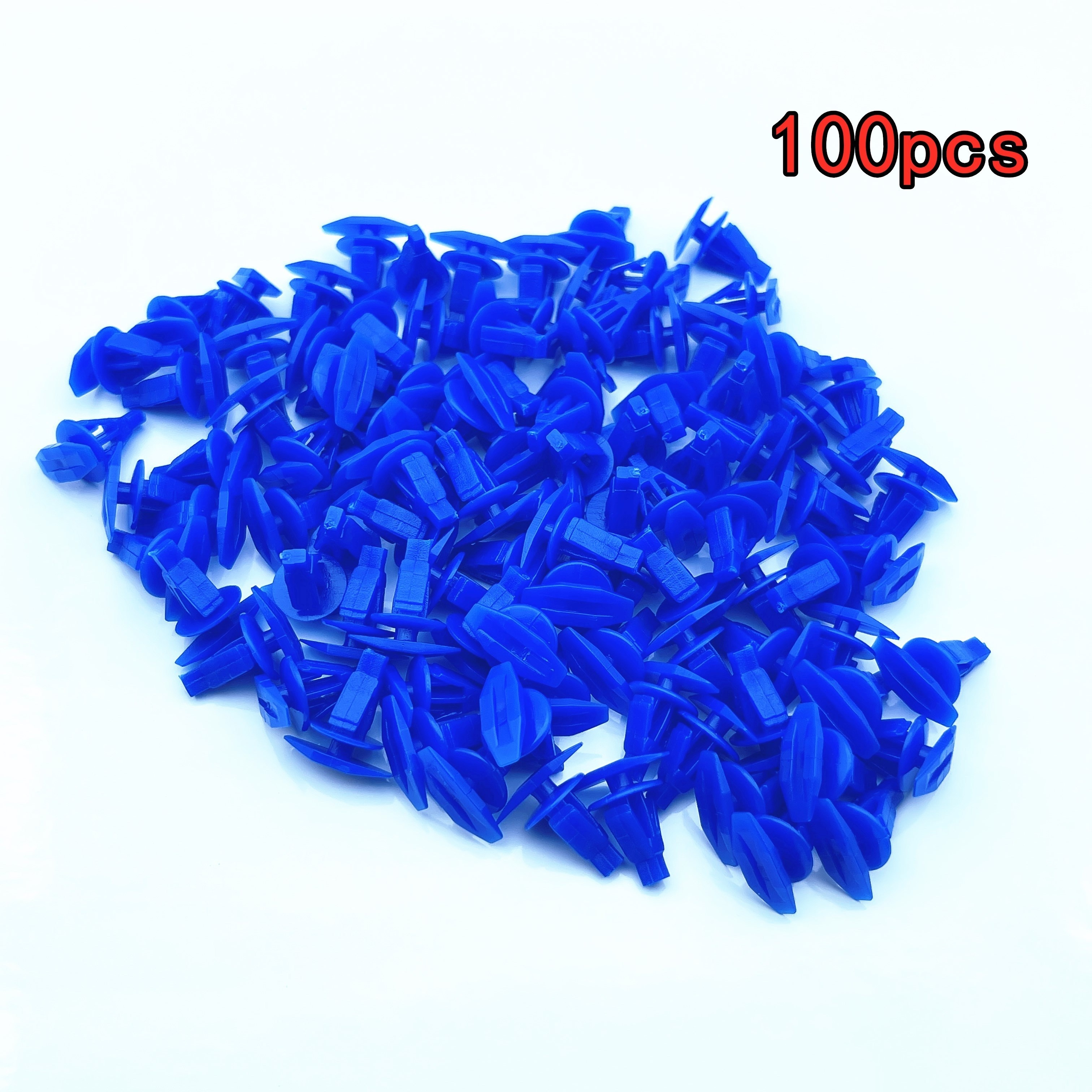 Image of 100-piece Automotive Seal Strip Fasteners - Durable Pp Plastic Retainer Clips For Weatherstrip, Frame Rubber Sealing Trim, Hood Insulation Padding - Vehicle Body Moulding Clip Set