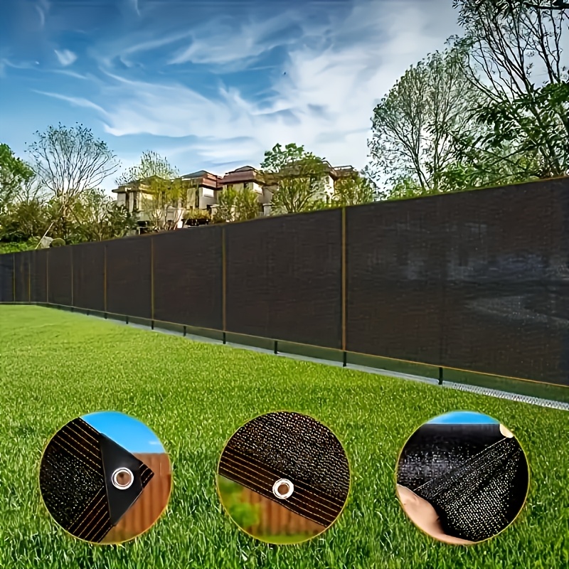 1pc large rectangular sunshade cloth breathable 95 shade durable plastic canopy cover for balcony garage backyard pool lawn outdoor uv protection excludes hanging ropes hooks patio accessory weatherresistant shade details 7