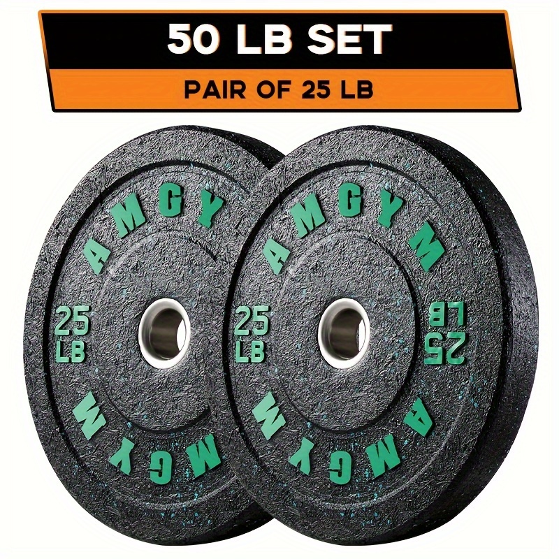 10 lb & 15lb Standard 1” Vinyl Weight Plates - 50 lbs Set deals FREE SHIPPING