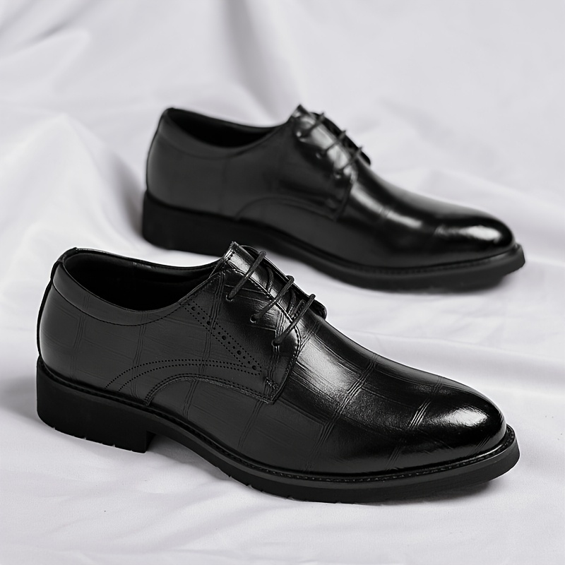 classic mens shoes weddings parties business formal wear - Temu