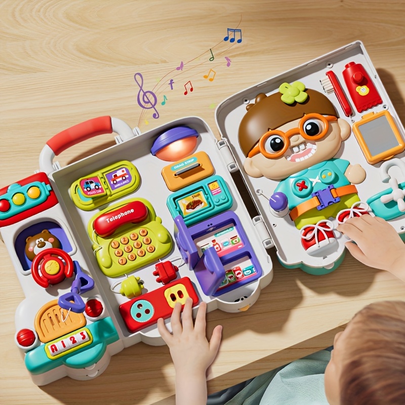 54 in 1 musical activity   board   toys for toddler 6m bilingual learning toy gifts for 6m this early educational gift is suitable for   boys and girls