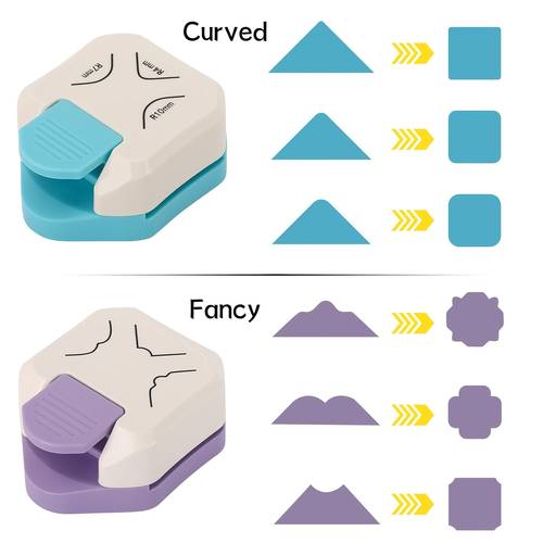 item picture 2pcs paper corner rounder corner in 1 corner cutter for card making laminate cardstock scrapbooking and paper crafts business cards