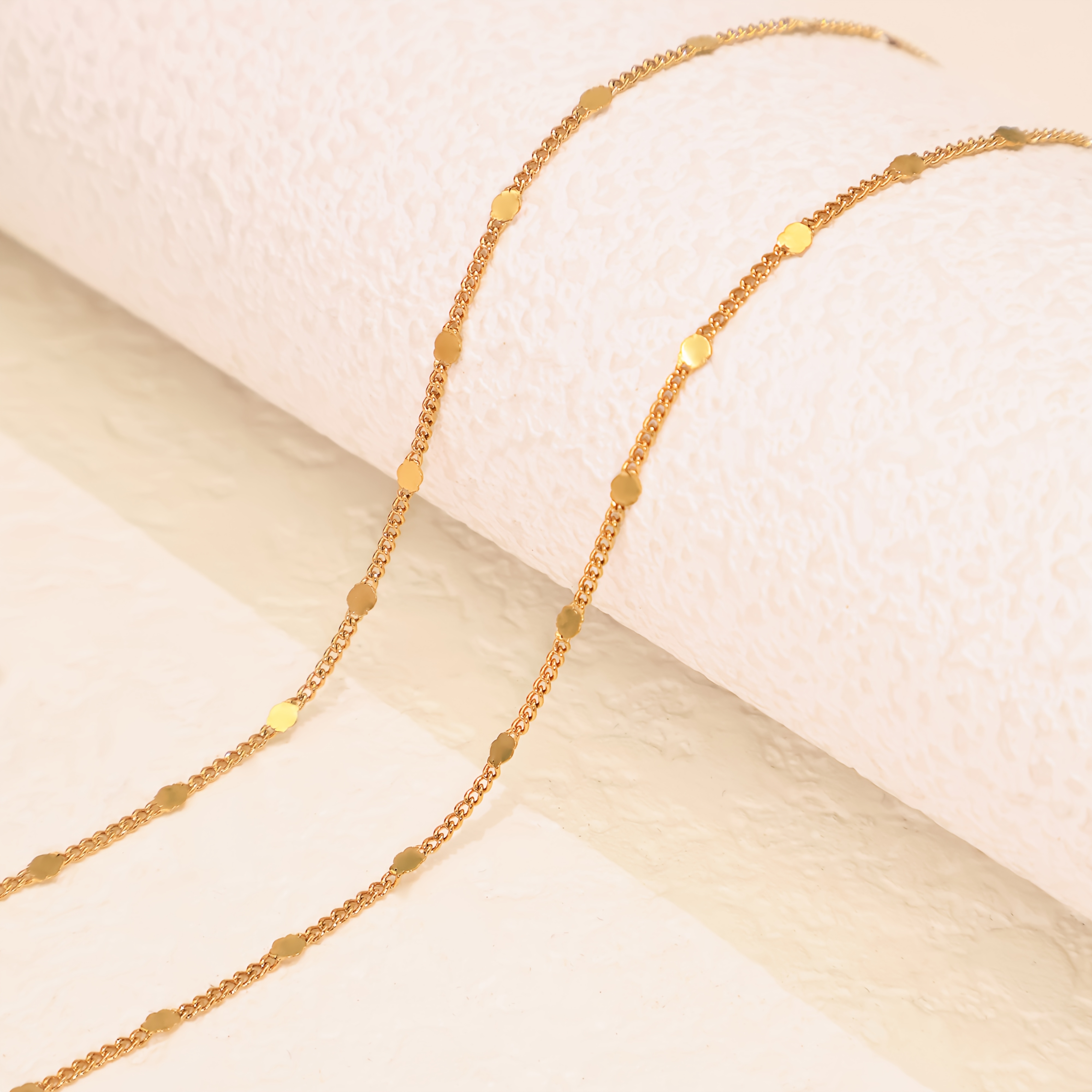 Women's 18K Plated Bohemian Delicate Flake Necklace