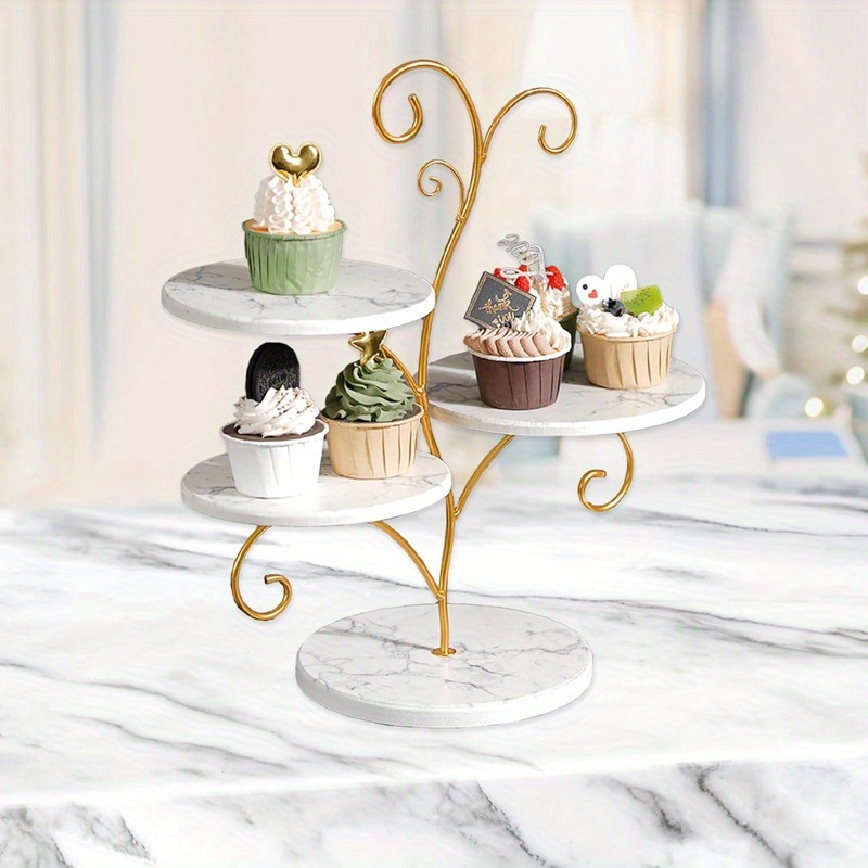 Cupcake-Ständer Mit 3 Etagen – Höhe 35,6 Cm, Pappe, Für Partys & Feiern