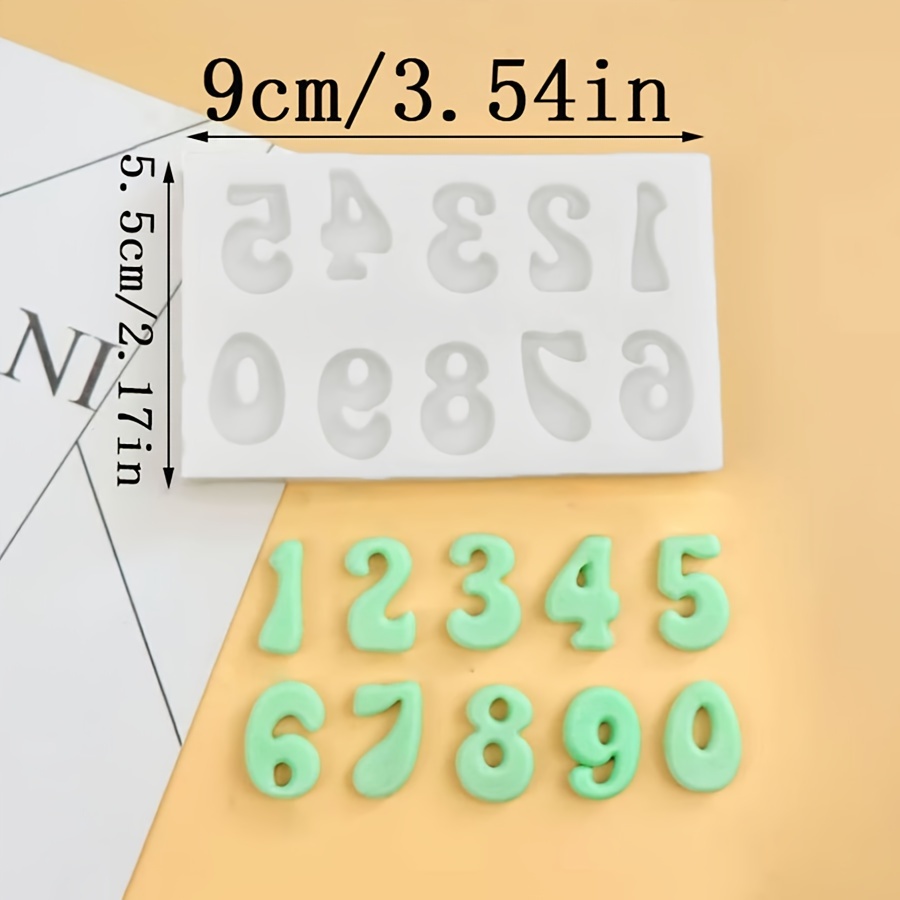 アルファベット数字バースデーシリコンモールドフォンダンモールドケーキデコレーションツールチョコレートガムペーストモールド、シュガークラフト、キッチンガジェット1個