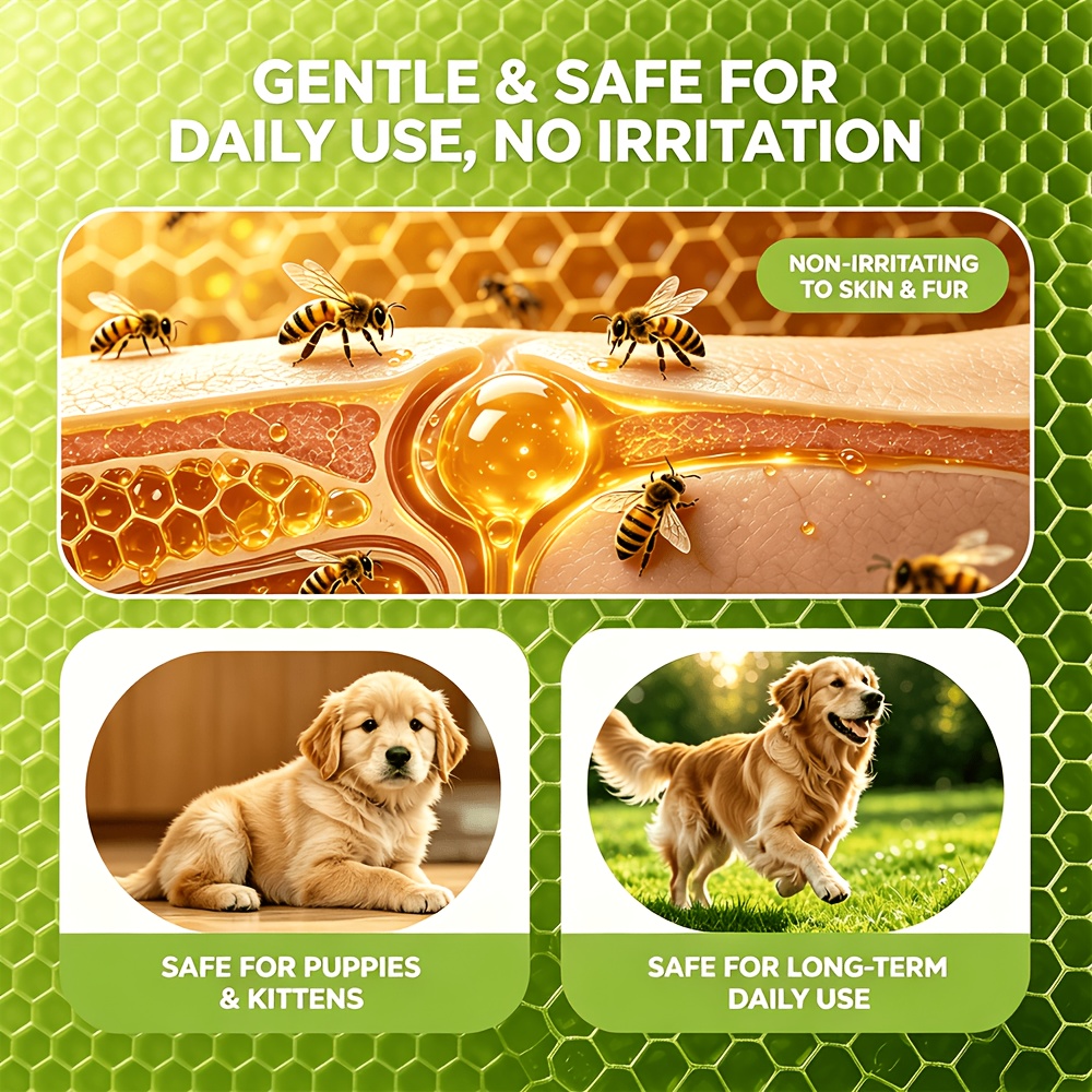 FAELUTE Pet Bee Venom Joint Care Spray - for Senior & Young Pets, Daily Joint Comfort Support, Gentle Spray Formula for Dogs & Cats