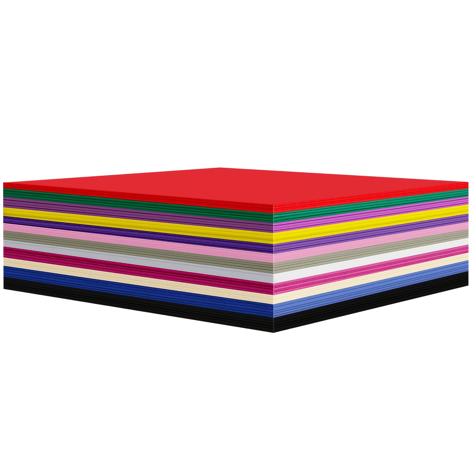 

48pcs Eva Craft Foam Set - 1mm Thick, 11.8x7.8 Inches, Assorted Colors For Diy Projects, Classroom Activities & Parties