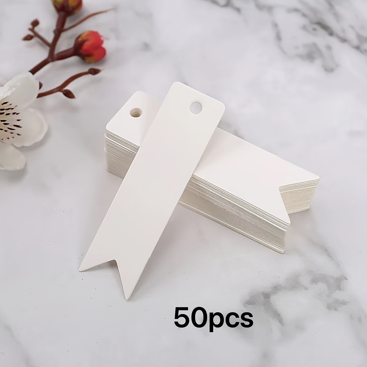 TEMU 50/100 Etichette Regalo Vuote - per Matrimoni, Feste e Decorazioni per Pasticceria, Confezioni di Biscotti, Etichette da Appendere, Articoli per