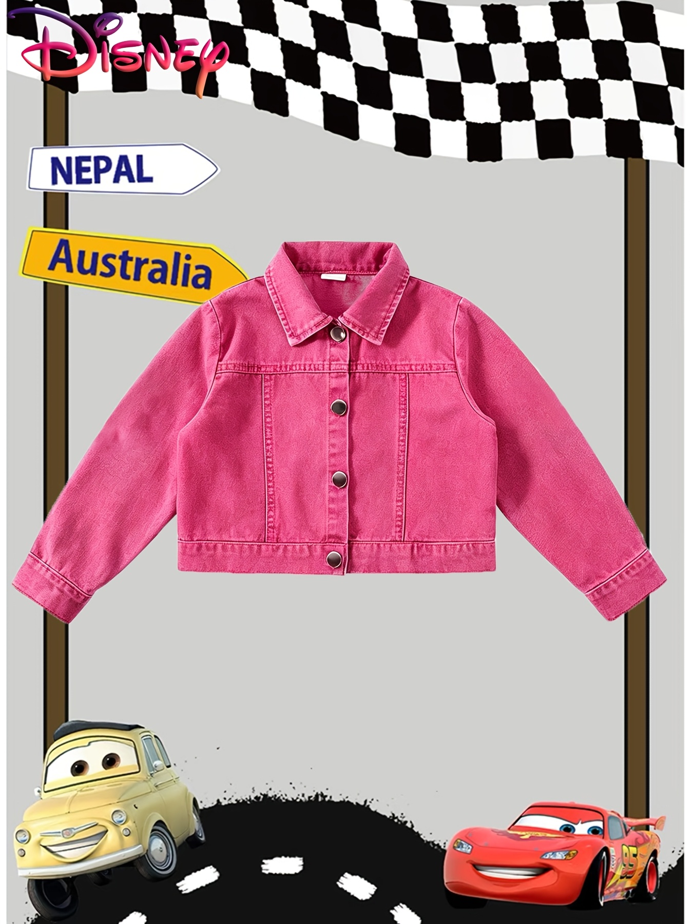 JOTT Chaqueta CARLA Para Niñas – Color Fushia, Talla 8/10A, Acolchada Con Capucha Y Cremallera