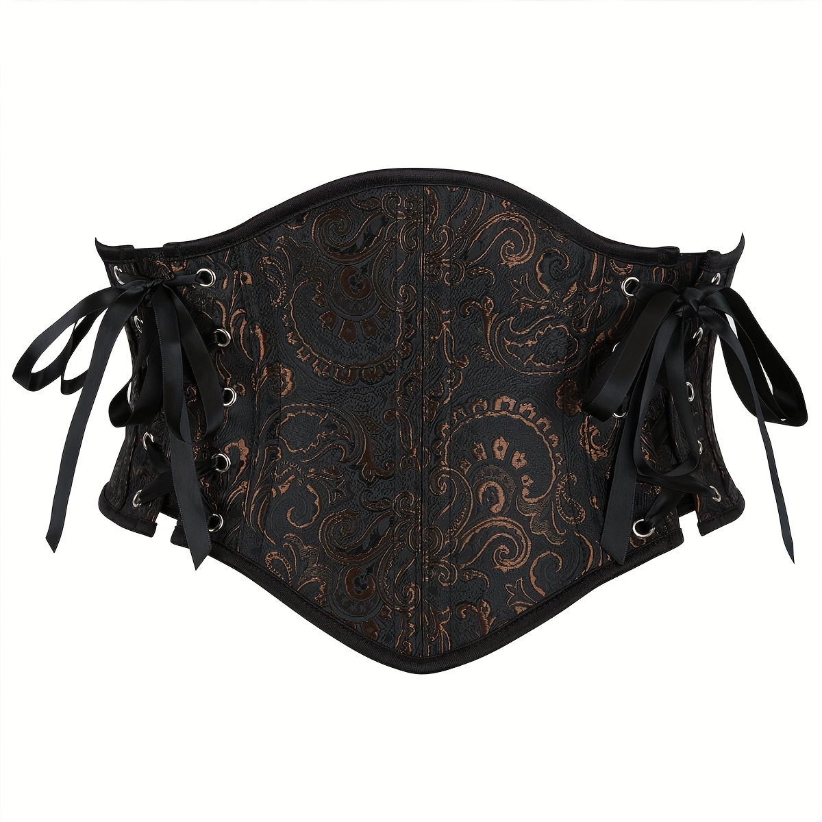 1678 Cotton Jacquard Floral Designer Waist Belt Fashion Vintage KVR Cotton Jacquard floral Designer waist belt fashion  main image 2