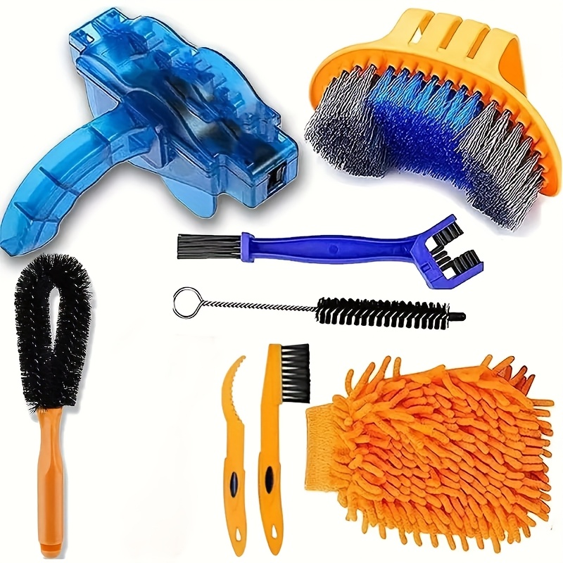 Cycling Bicycle Motorcycle Chain Cleaning Tool Gear Grunge Brush