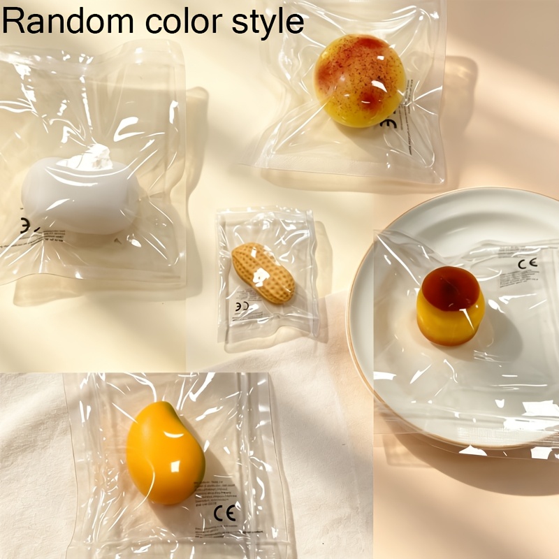 Image of Random Fun Squeeze Toy, Soft Stress-relief Plaything, Sensory For Kids - Ideal As Party Prizes, Classroom Rewards, Or Gifts For Boys And Girls. In Assorted Colors