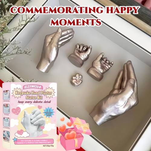hand model cloning powder fast easy operation clear texture detail complete and three dimensional work ideal gift for anniversaries birthdays or holidays special material for sculpture and casting
