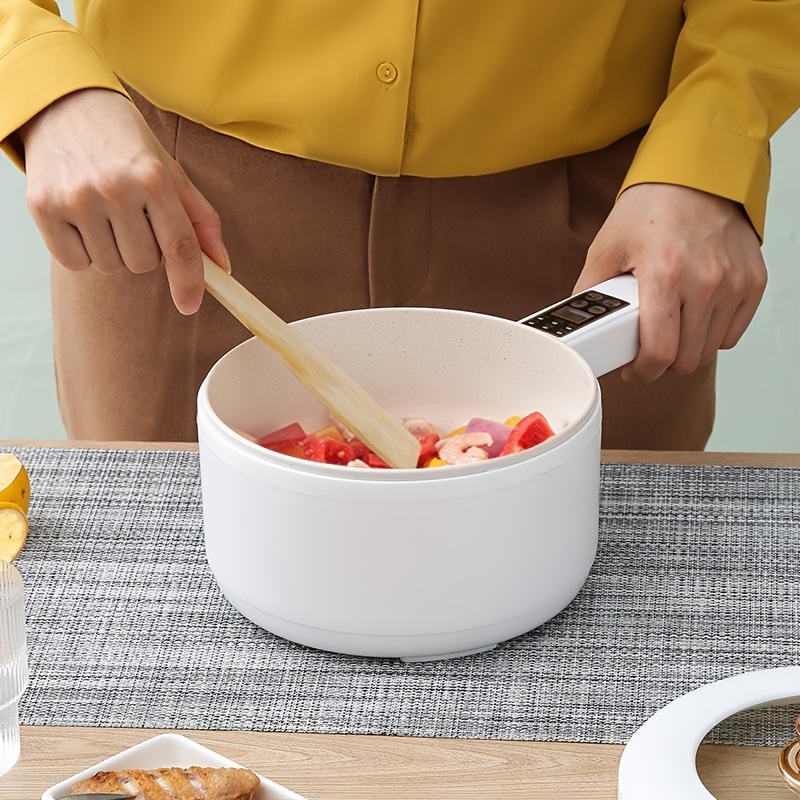 electric cooker electric hot pot non stick pan electric wok multifunctional   non stick inner cup frying and   ing in   easy to clean suitable for hot pot   soup rice steaming buns kitchen student   etc 0