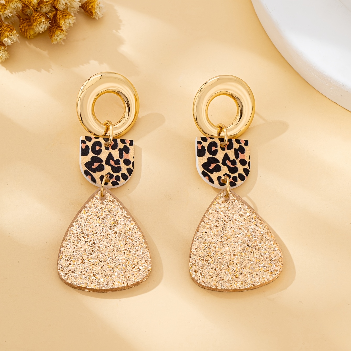 Women's Elegant Minimalist Geometric Dangle Earrings
