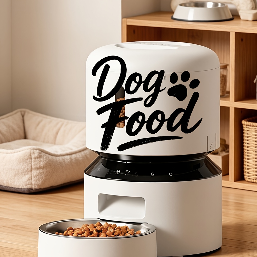 TEMU 1pc Pet Dog Food Label Sticker Removable Home Dog Food Can Decoration Sticker
