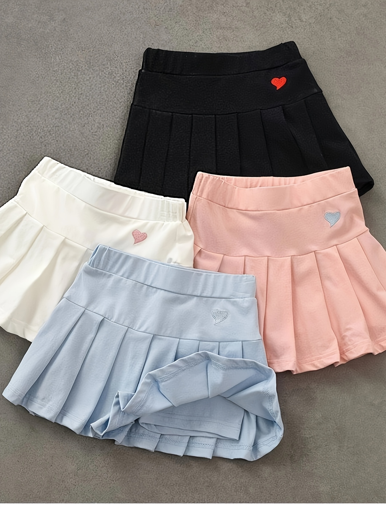 mini skirts for kids sold on Temu United States