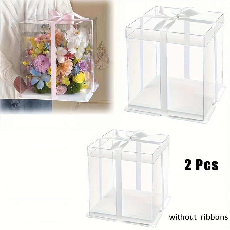 Image of Gift For Her/him 2 Gift Boxes, Transparent Gift Boxes, Heat Transfer Cups, Bouquet Gift Boxes, Christmas Gifts, Spherical Gift Boxes, Valentine's Day Gift Boxes