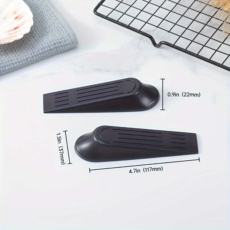 4pcs Rubber Wedge Set, Uncharged Abs Material, Sturdy And Durable For ...