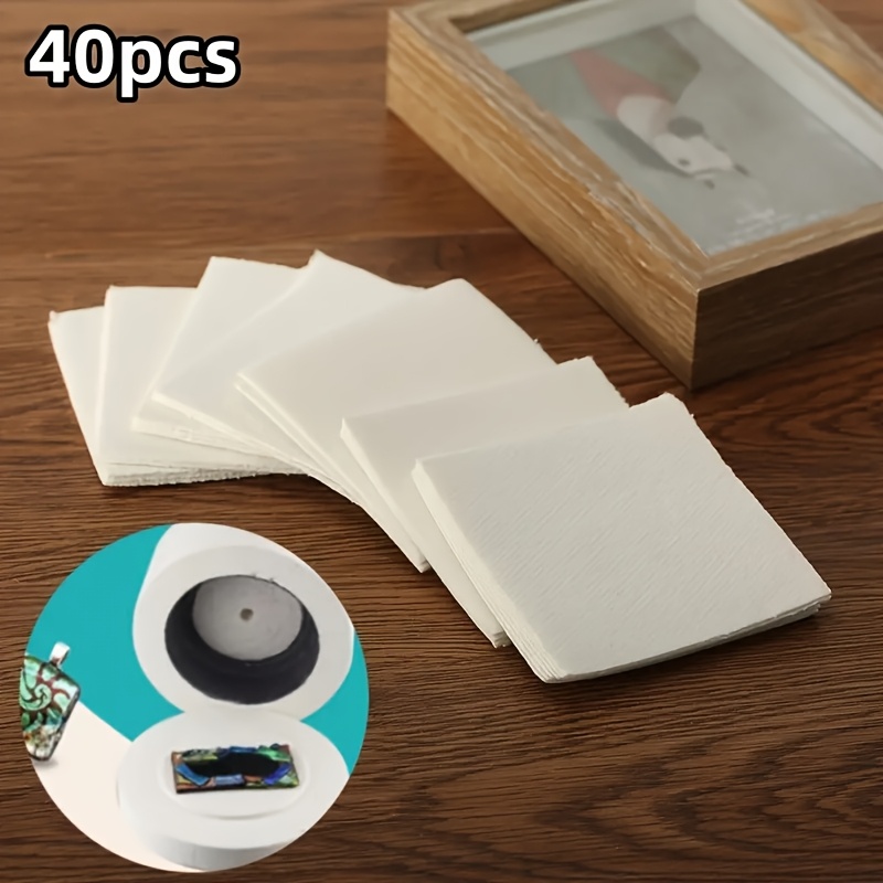 40 Sheets Of Ceramic Fiber Paper For , Measuring 8*8 Cm, High-temperature Kiln Paper For Microwave Ceramic Applications